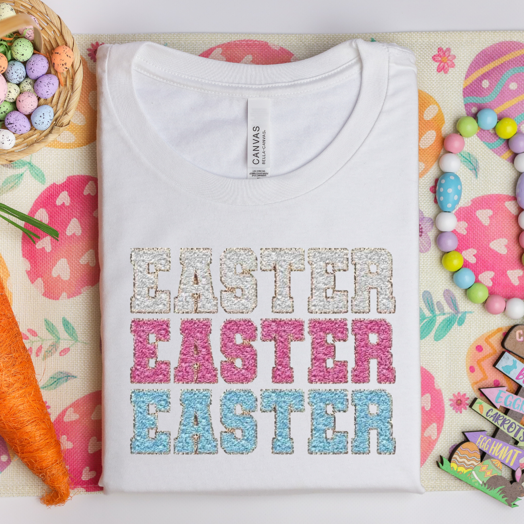 Short Sleeve Varsity Letter Easter Tee