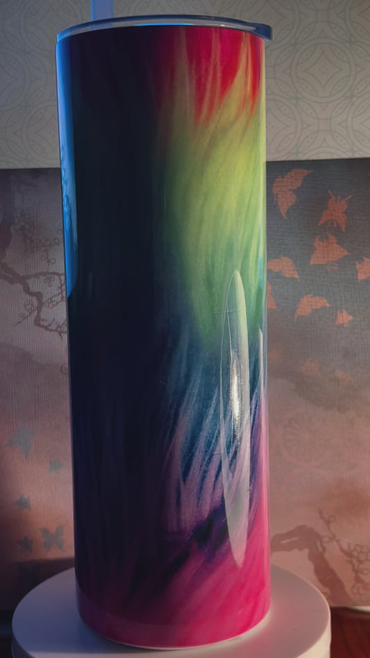 Rainbow “Fur” Tumbler